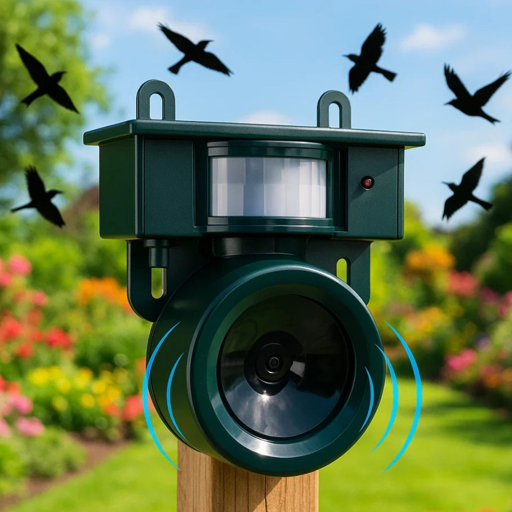 Navando | Zonnegevoede Vogelafschrikkingsapparaat Met PIR-Sensor