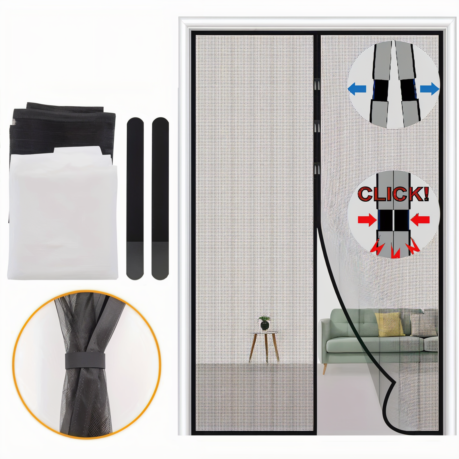 NetShield | Slim muggennet met magnetische sluiting 4