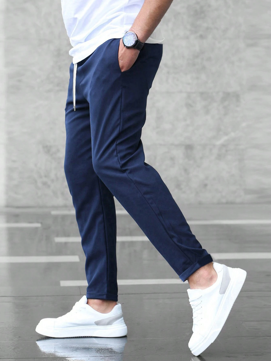 Nette Herenbroek Met Elastische Tailleband | Navando