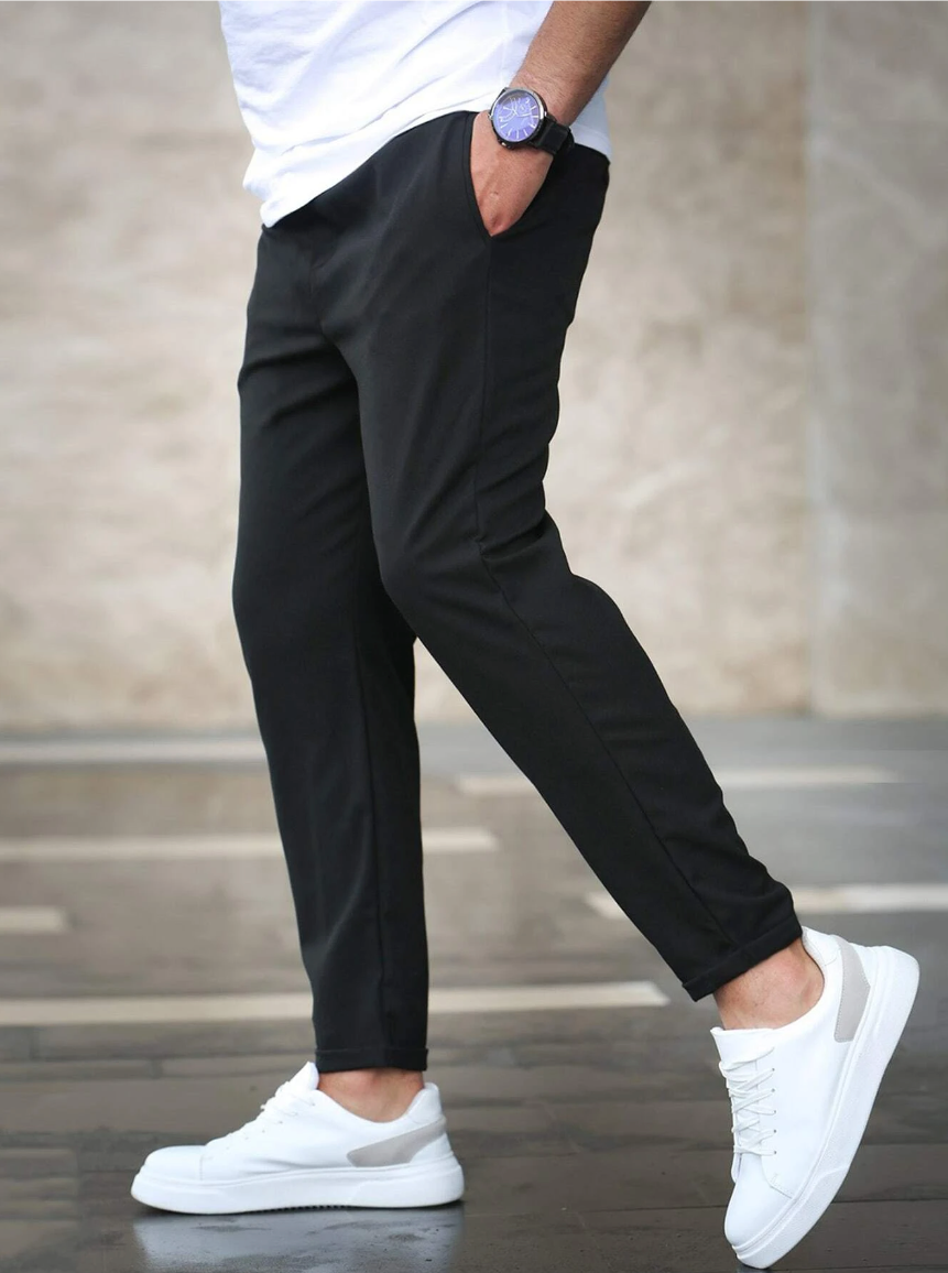 Nette Herenbroek Met Elastische Tailleband | Navando