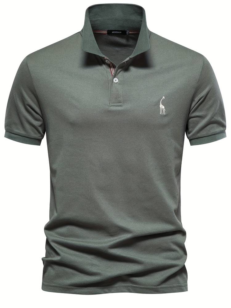 Noah | Slim Fit Classic Poloshirt met sportief kraagdetail 3