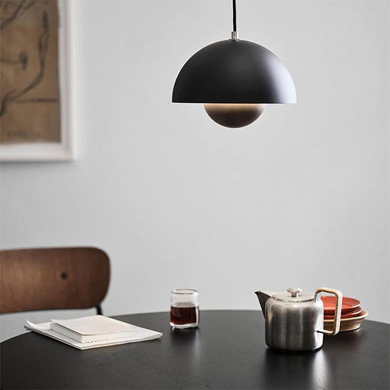 Nodic | Scandinavische hanglamp met bloempotvorm 7