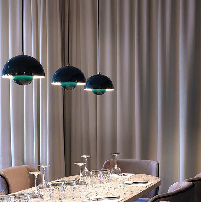 Noordse Macaron | Semicircle hanglamp met 1 licht 3