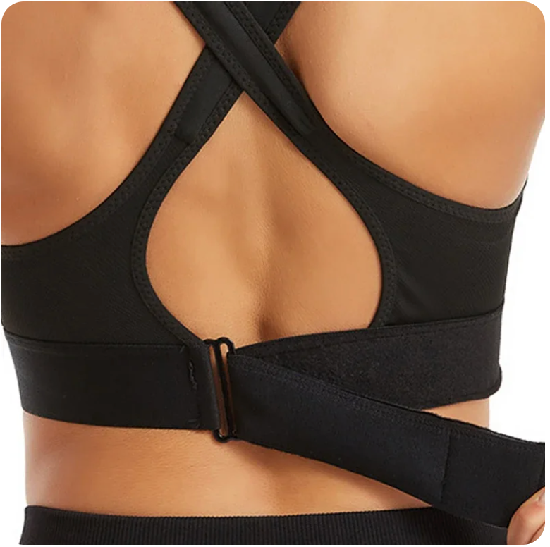 Nora | Ademend sport bh met schokabsorberend ontwerp 5