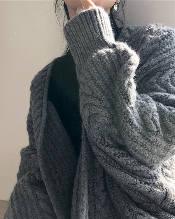 Isla - Stijlvol en Warm Gebreid Lang Vest voor Dames