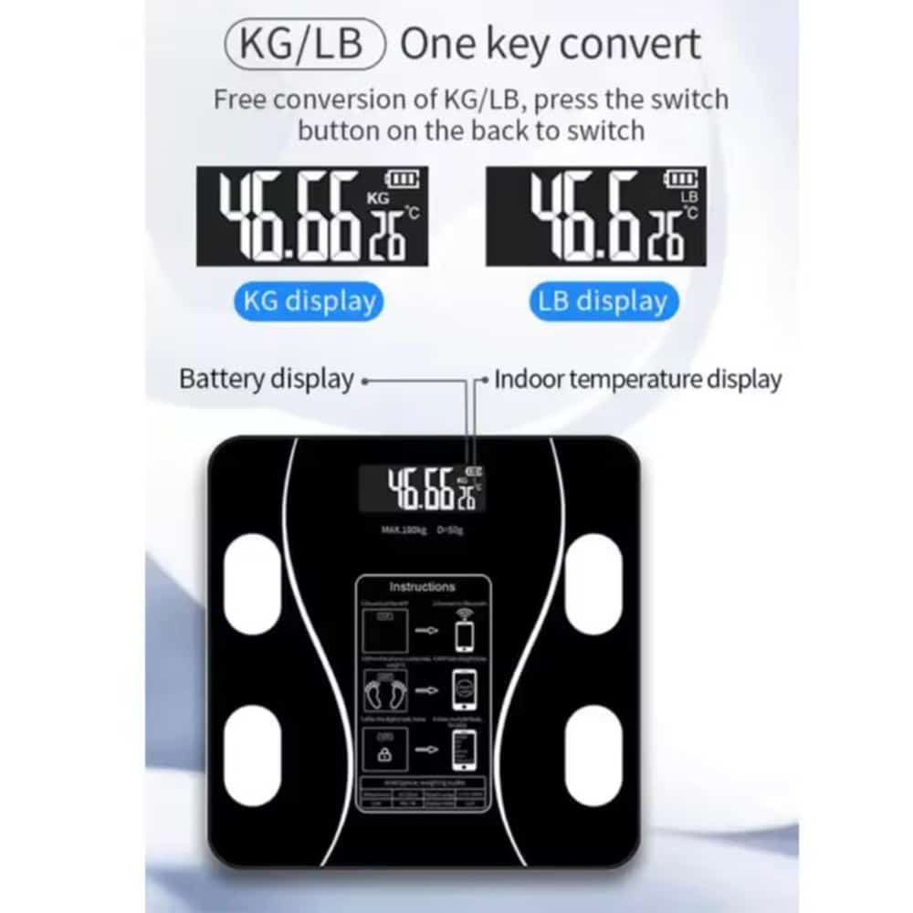 OKOK International | Slimme Bluetooth-weegschaal Met BMI-Functie 5