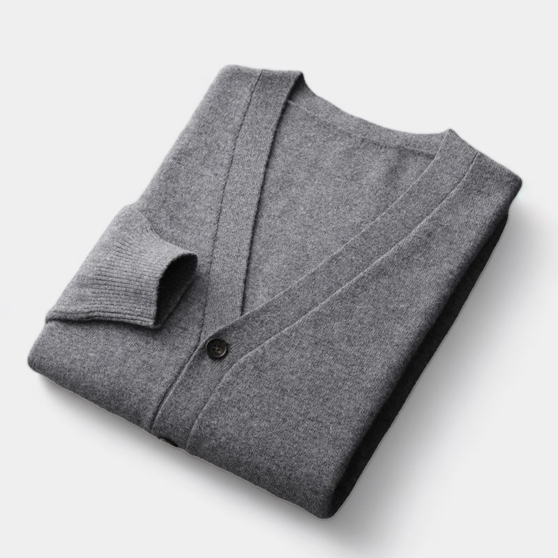 OUD GELD | 100% Merinowol cardigan met anti-pilling en tijdloze stijl 6