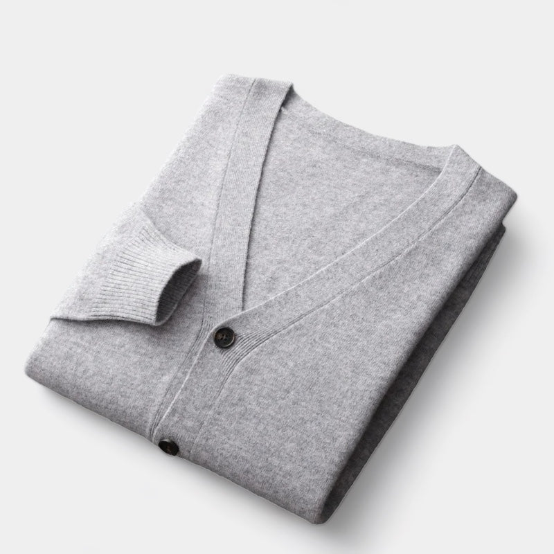OUD GELD | 100% Merinowol cardigan met anti-pilling en tijdloze stijl 7