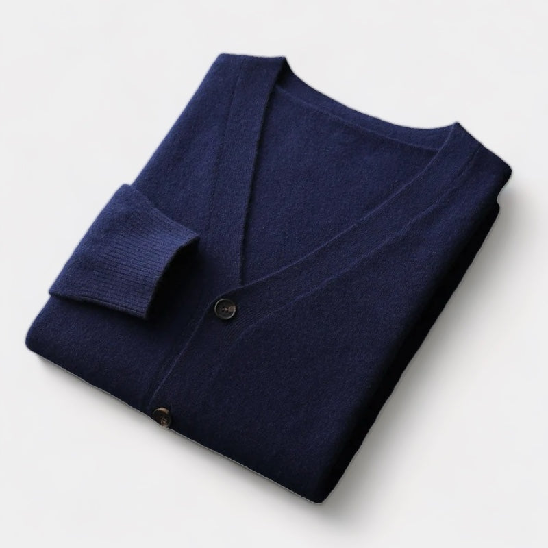 OUD GELD | 100% Merinowol cardigan met anti-pilling en tijdloze stijl 8