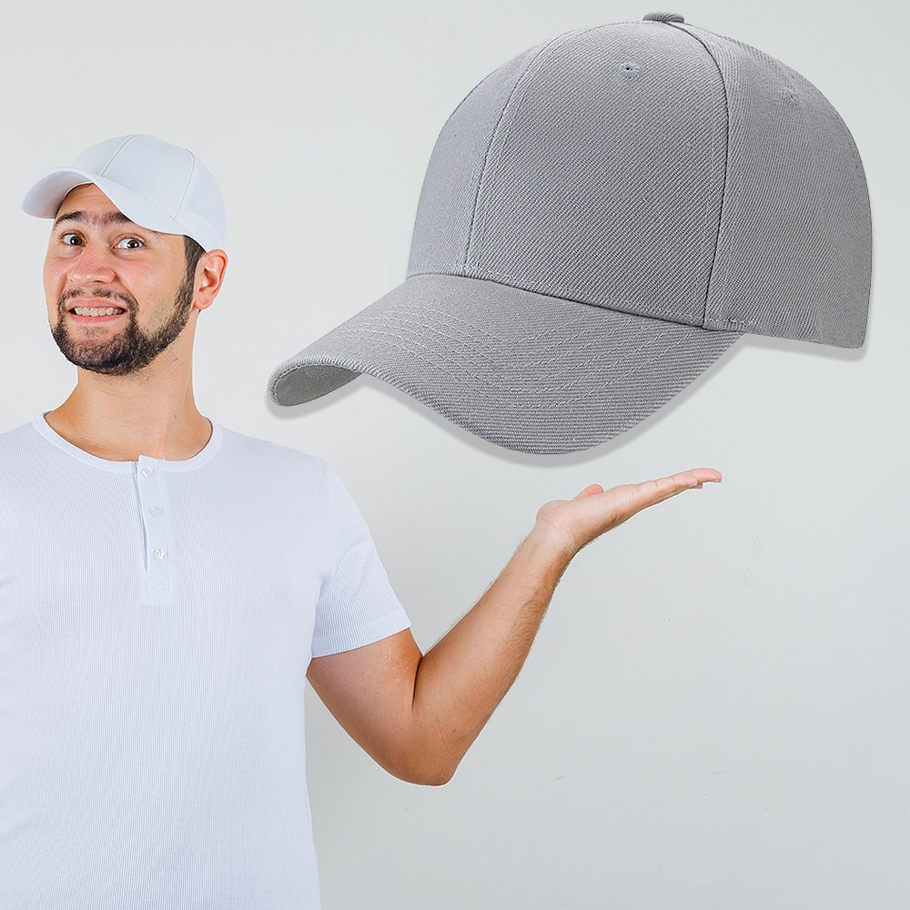 Onbekend | Effen polyester baseballpet 3