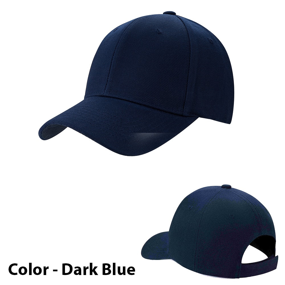 Onbekend | Effen polyester baseballpet 7