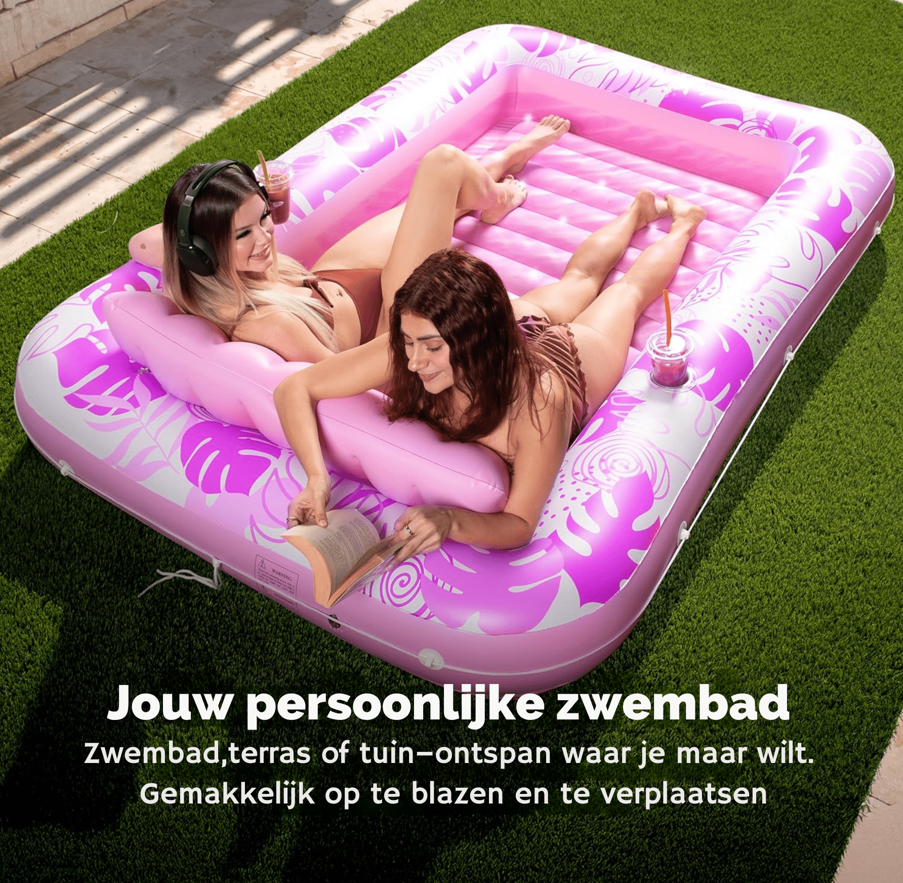 Opblaasbaar Loungebed Voor Buiten | Navando 