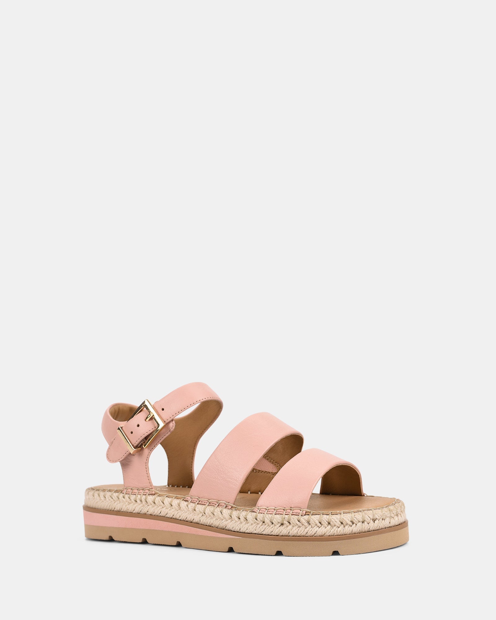Open Zomersandalen Met Espadrille-Details | Navando