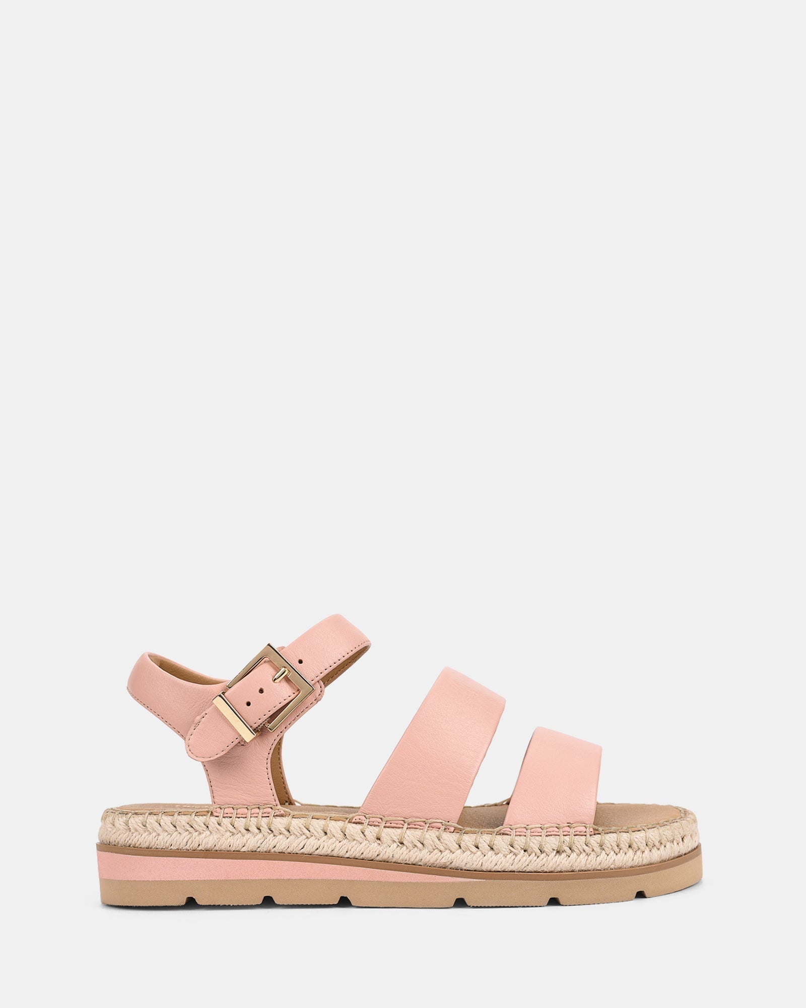 Open Zomersandalen Met Espadrille-Details | Navando