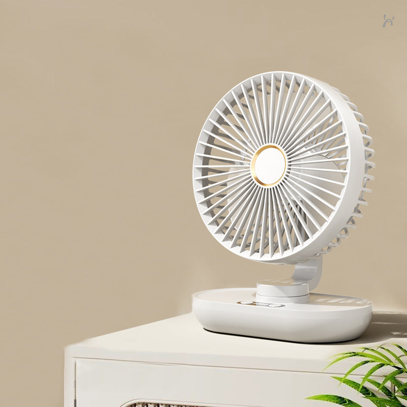 Oplaadbare Compacte Bureauventilator | Navando 