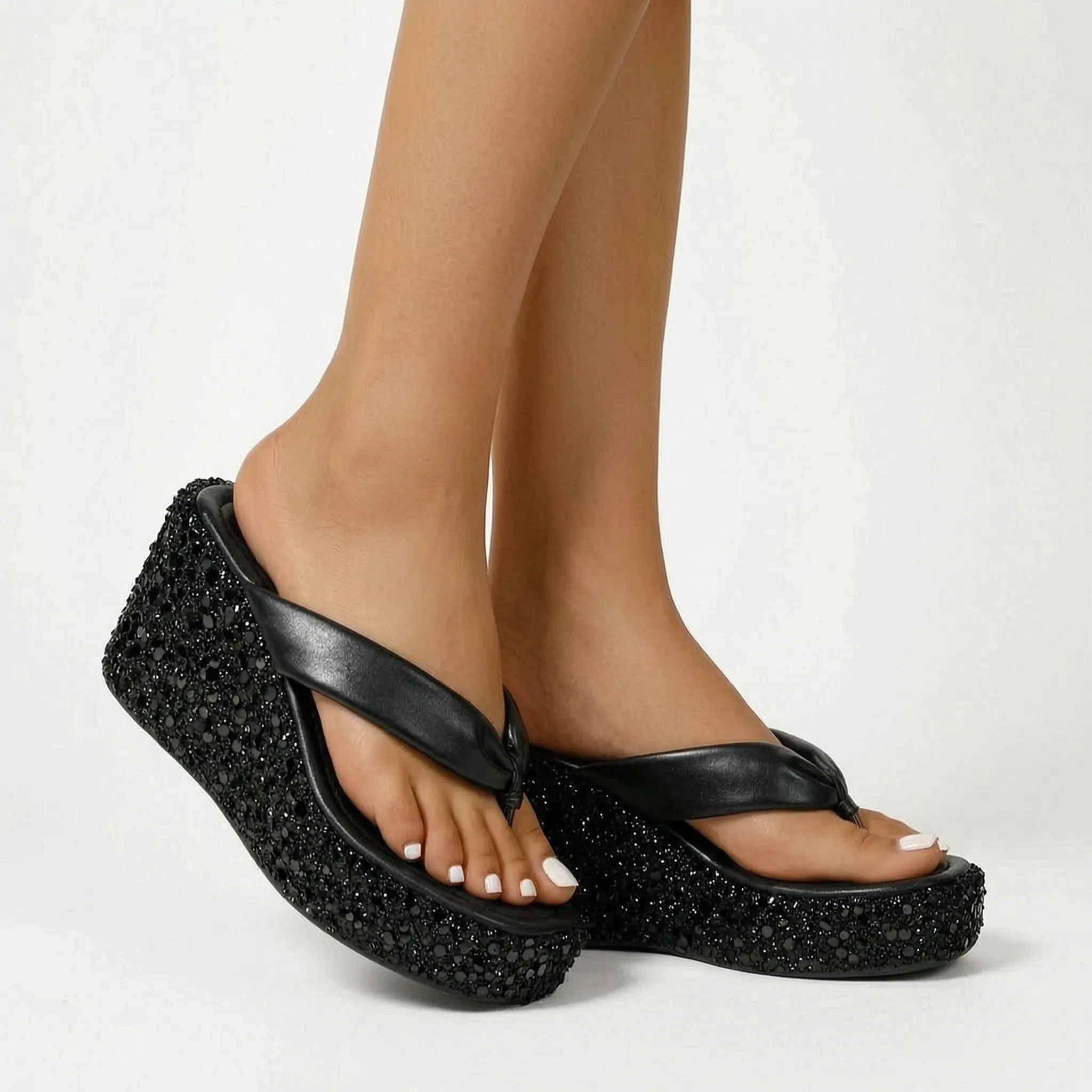 Opvallende Platform Slippers | Navando 