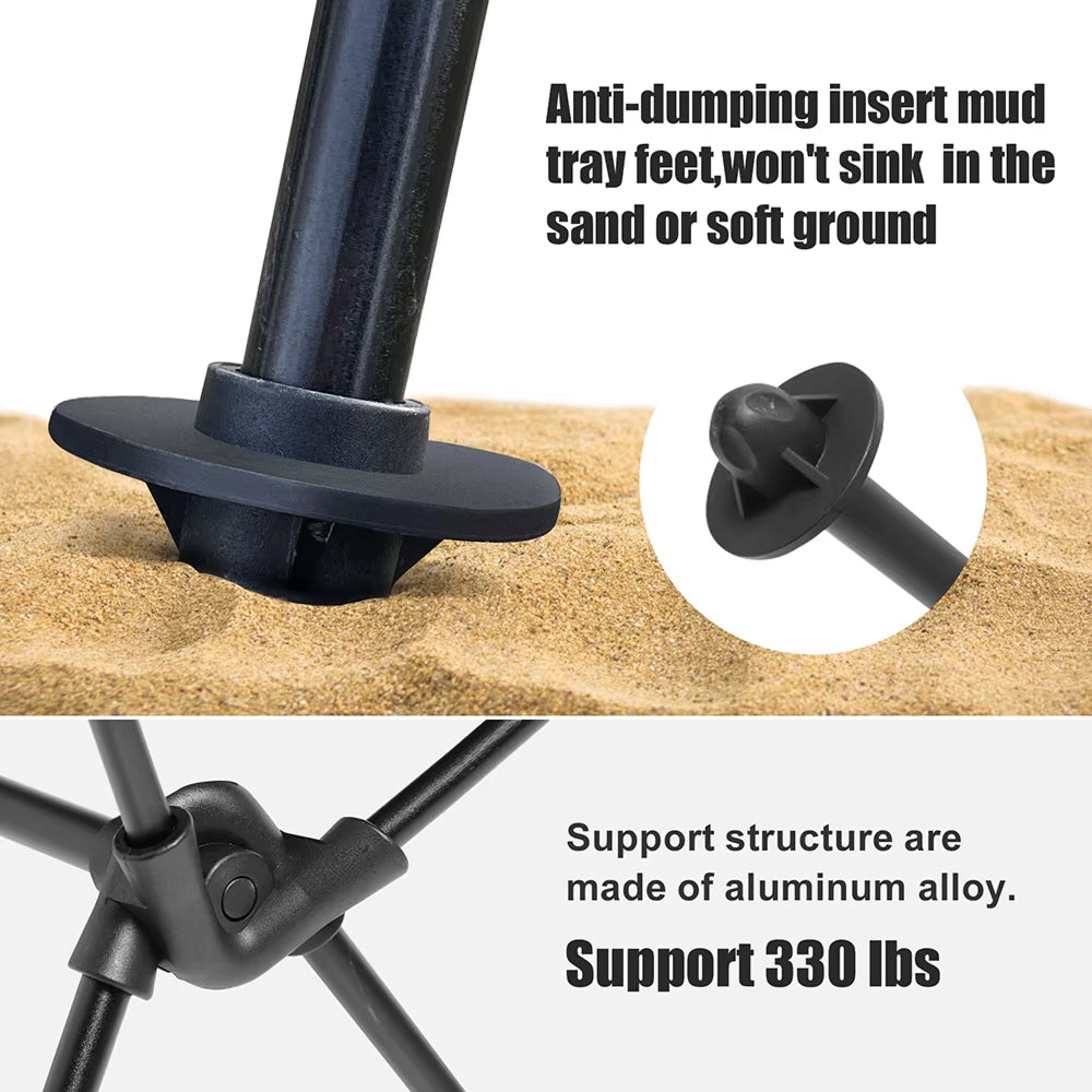 Opvouwbare Compacte Campingstoel | Navando 