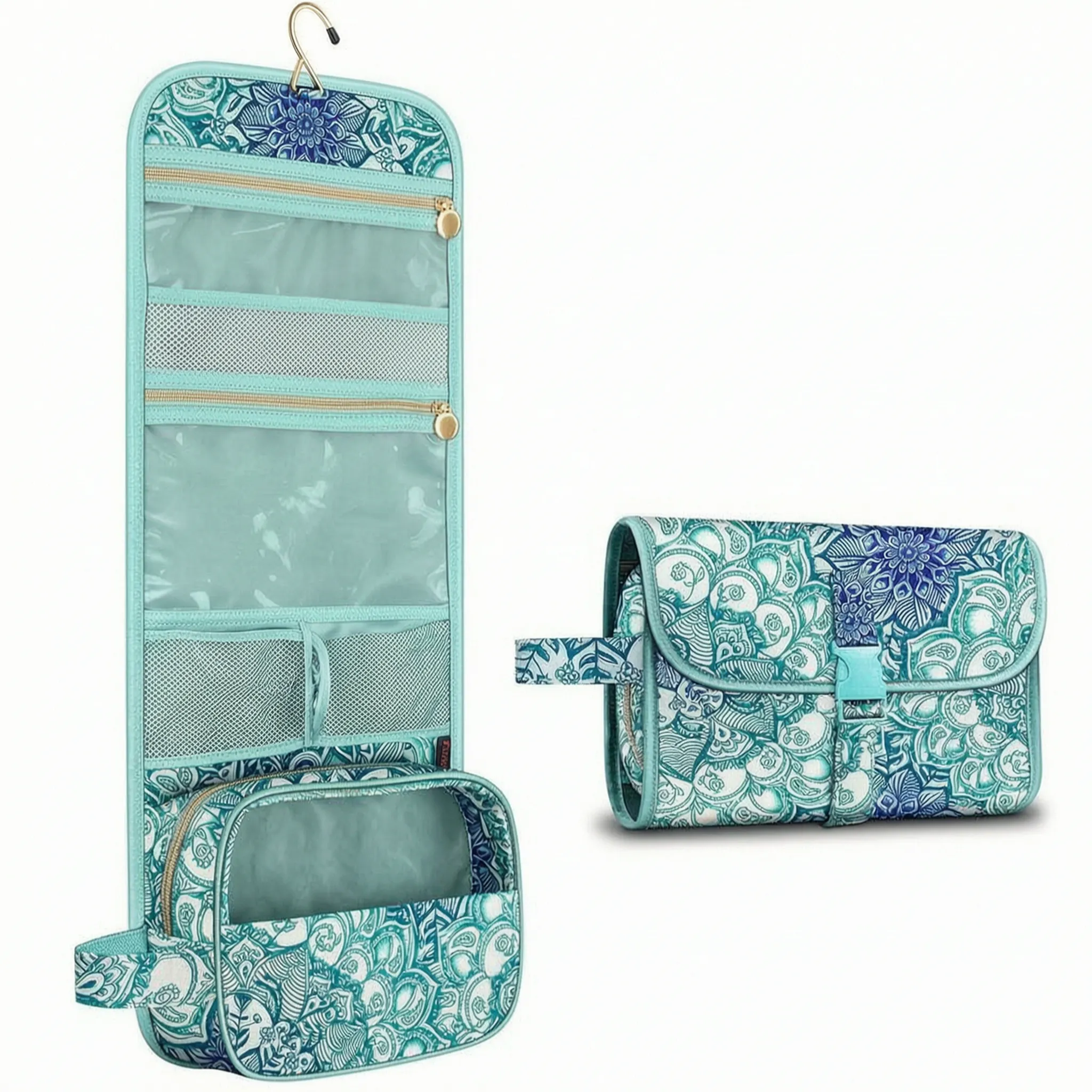 Opvouwbare Florale Hangende Toilettas | Navando 