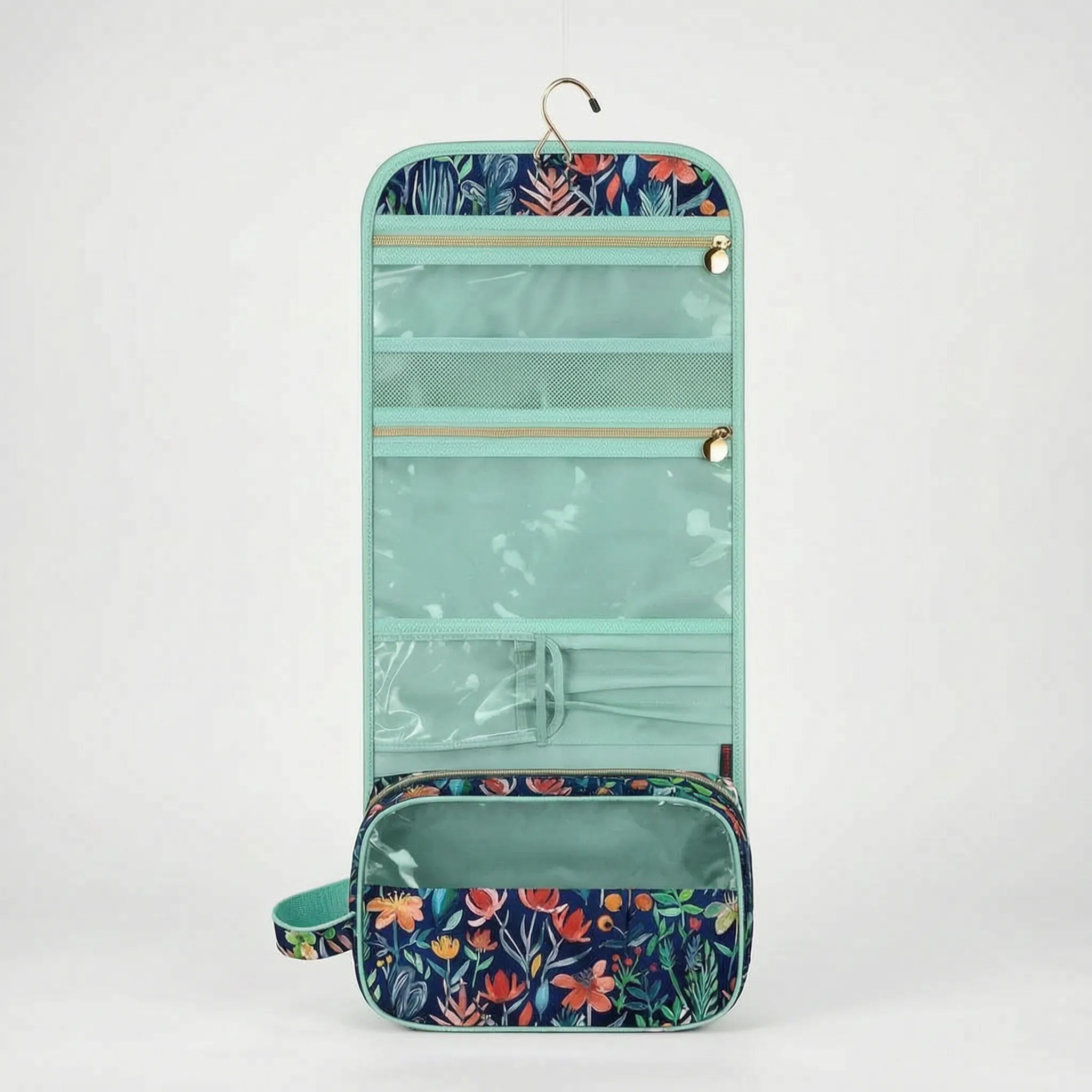 Opvouwbare Florale Hangende Toilettas | Navando 