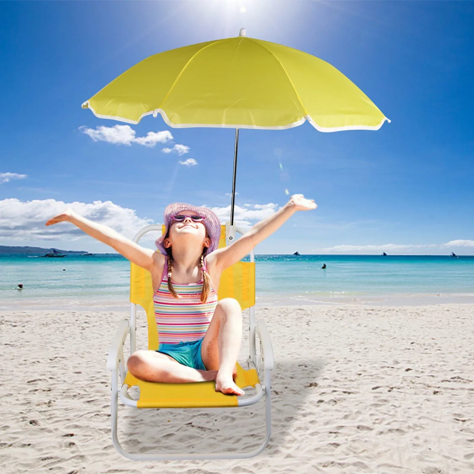 Opvouwbare Kinderstoel Met Parasol | Navando 