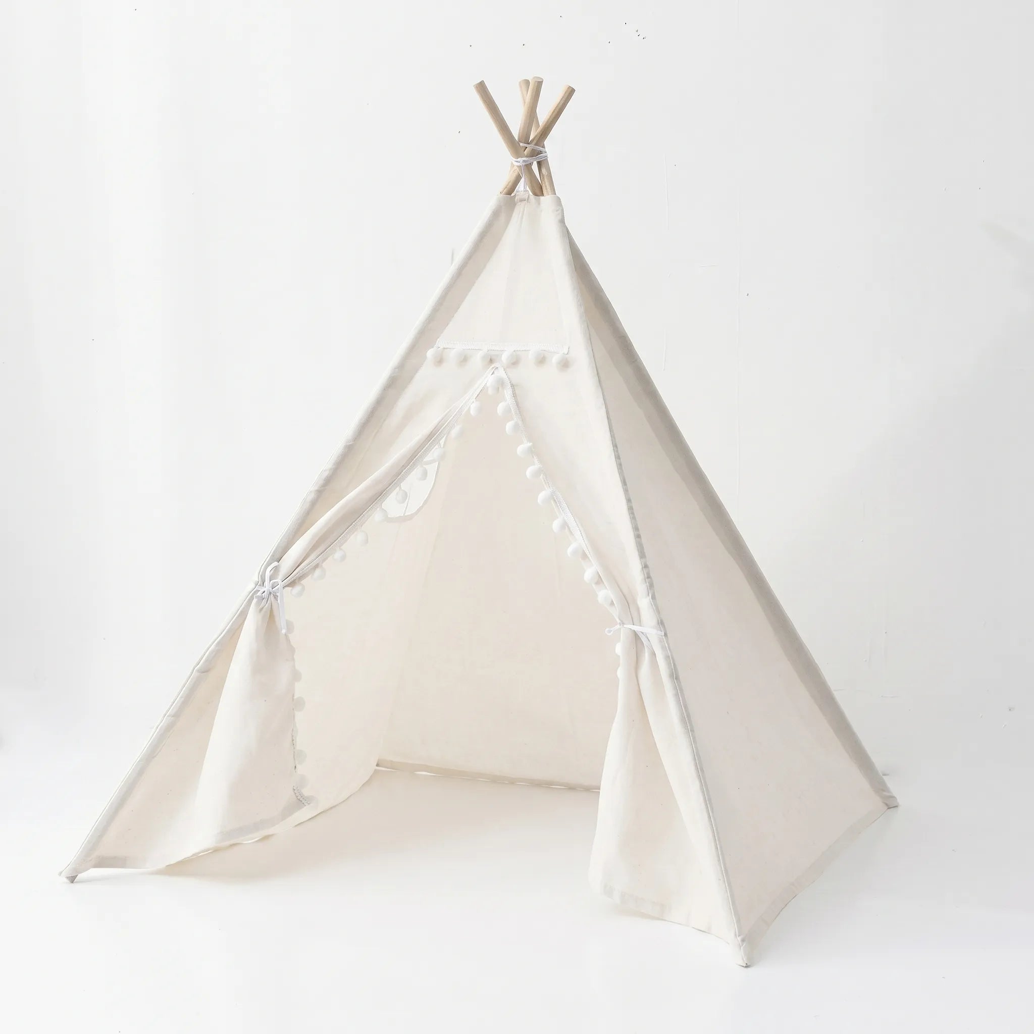 Opvouwbare Kindertent Met Houten Palen | Navando 