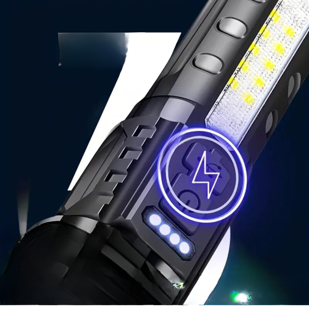 OutdoorVista | Waterdichte oplaadbare zaklamp 5000 lumen 3