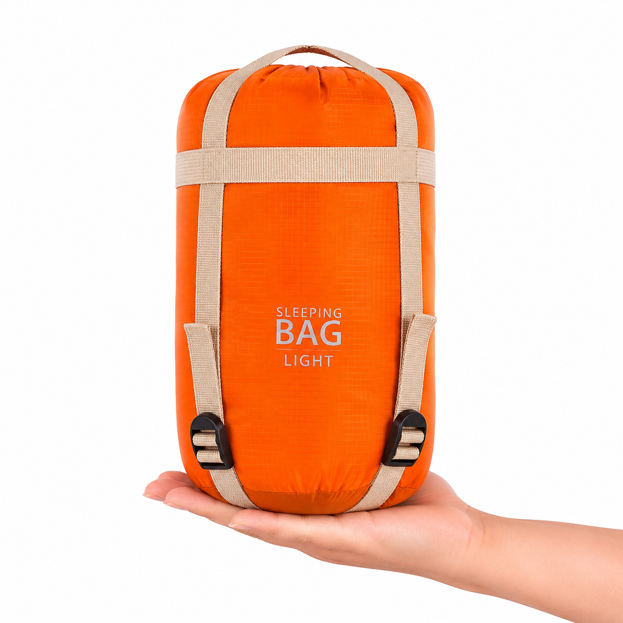 Outdoor Essentials | Dubbellaagse slaapzak met compressiesysteem Oranje