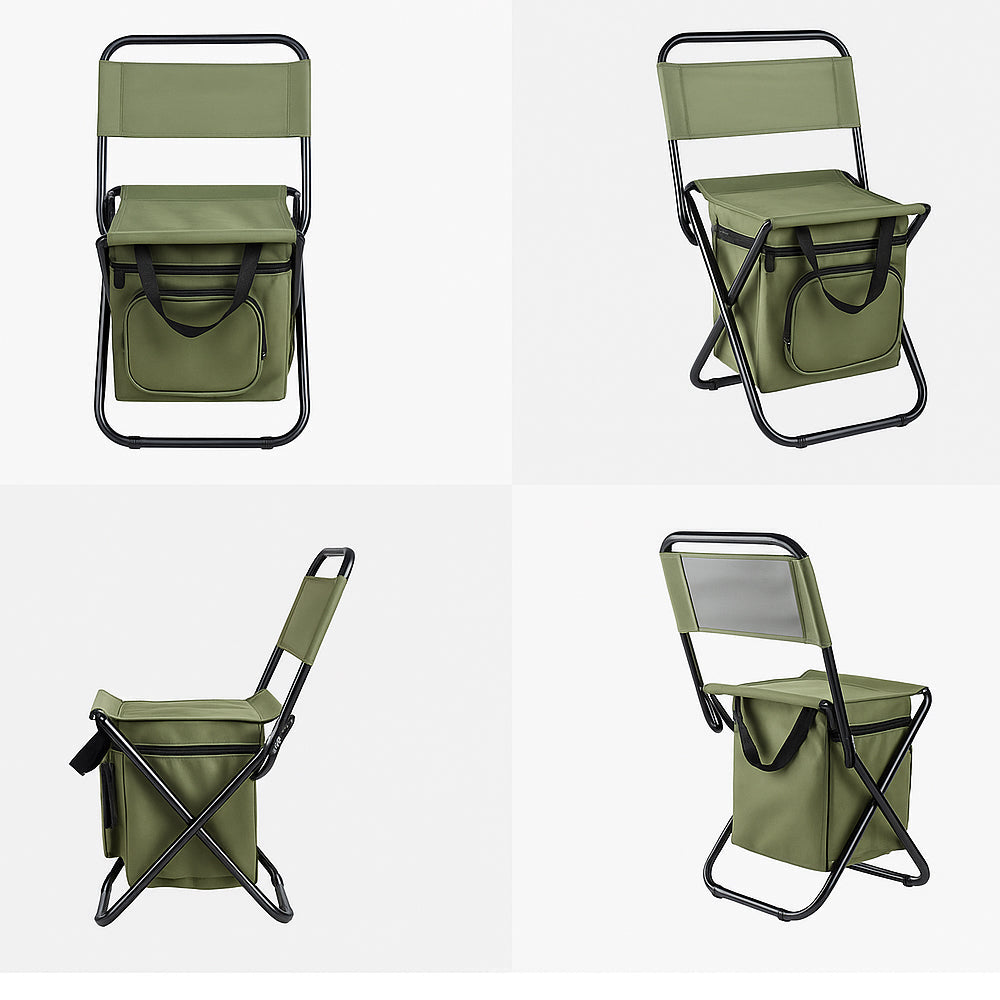 Outdoor Essentials | Opvouwbare campingstoel met koeltas 5