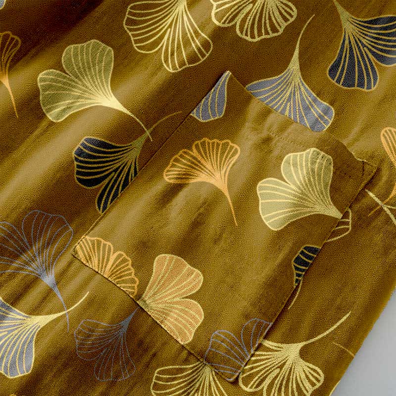 Ownkoti | Ginkgo Biloba katoen kimono-jas 2