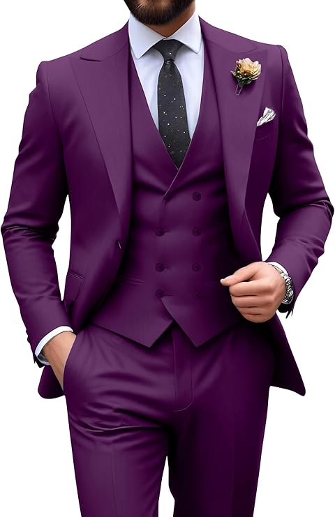 Peaky Blinders Pak Heren - Slim-Fit Driedelig Kostuum Met Piekrevers