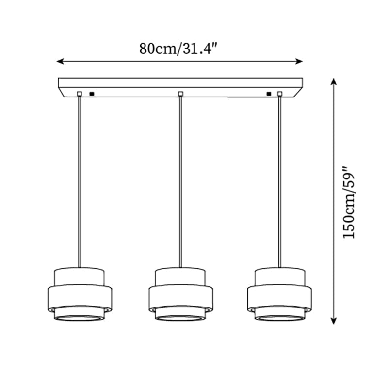 Perra | Travertijn hanglamp met walnoothout 8