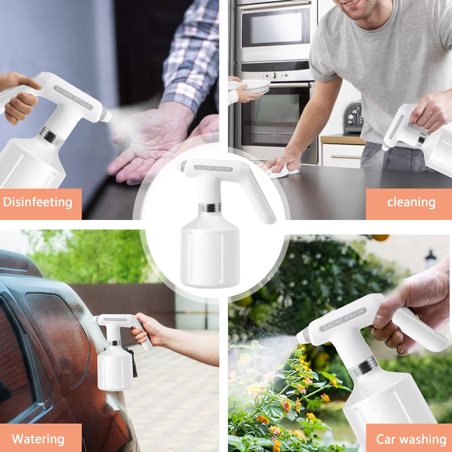 Plantenverzorging | Elektrische spuitfles met ergonomisch handvat 4