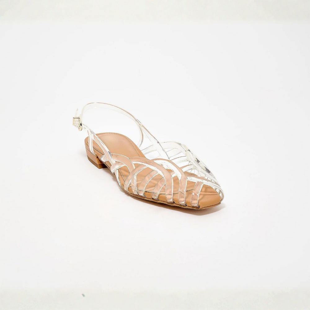Platte Slingback Schoen | Navando