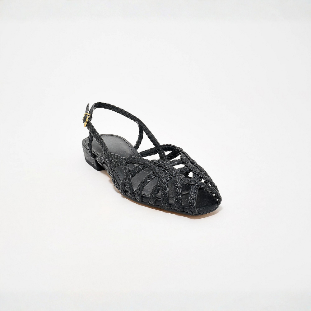 Platte Slingback Schoen | Navando