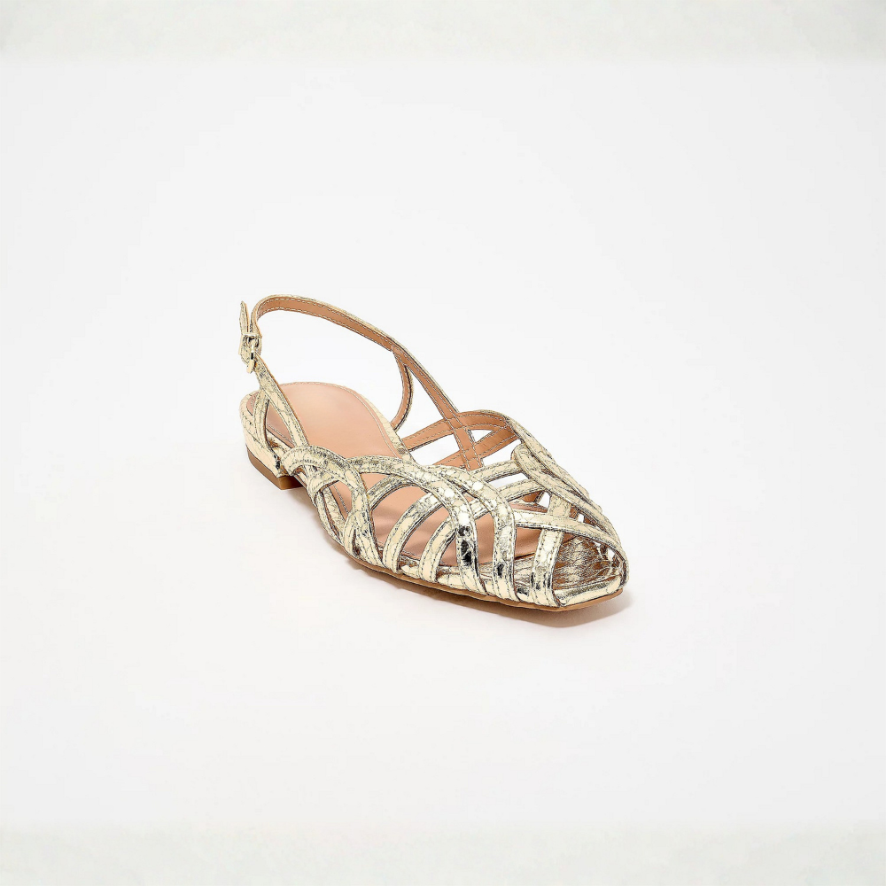 Platte Slingback Schoen | Navando
