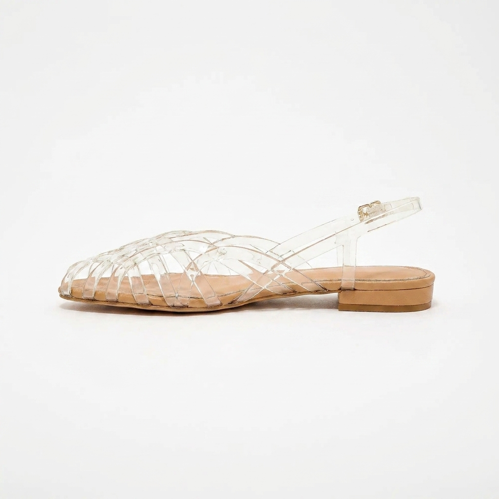 Platte Slingback Schoen | Navando