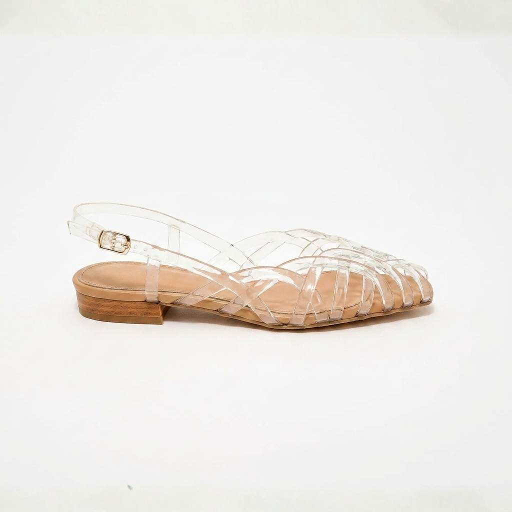 Platte Slingback Schoen | Navando