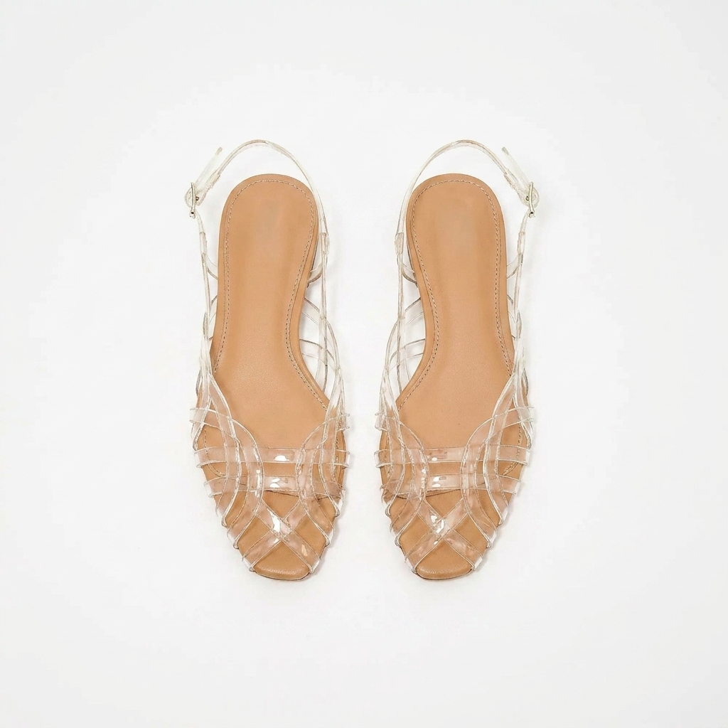 Platte Slingback Schoen | Navando