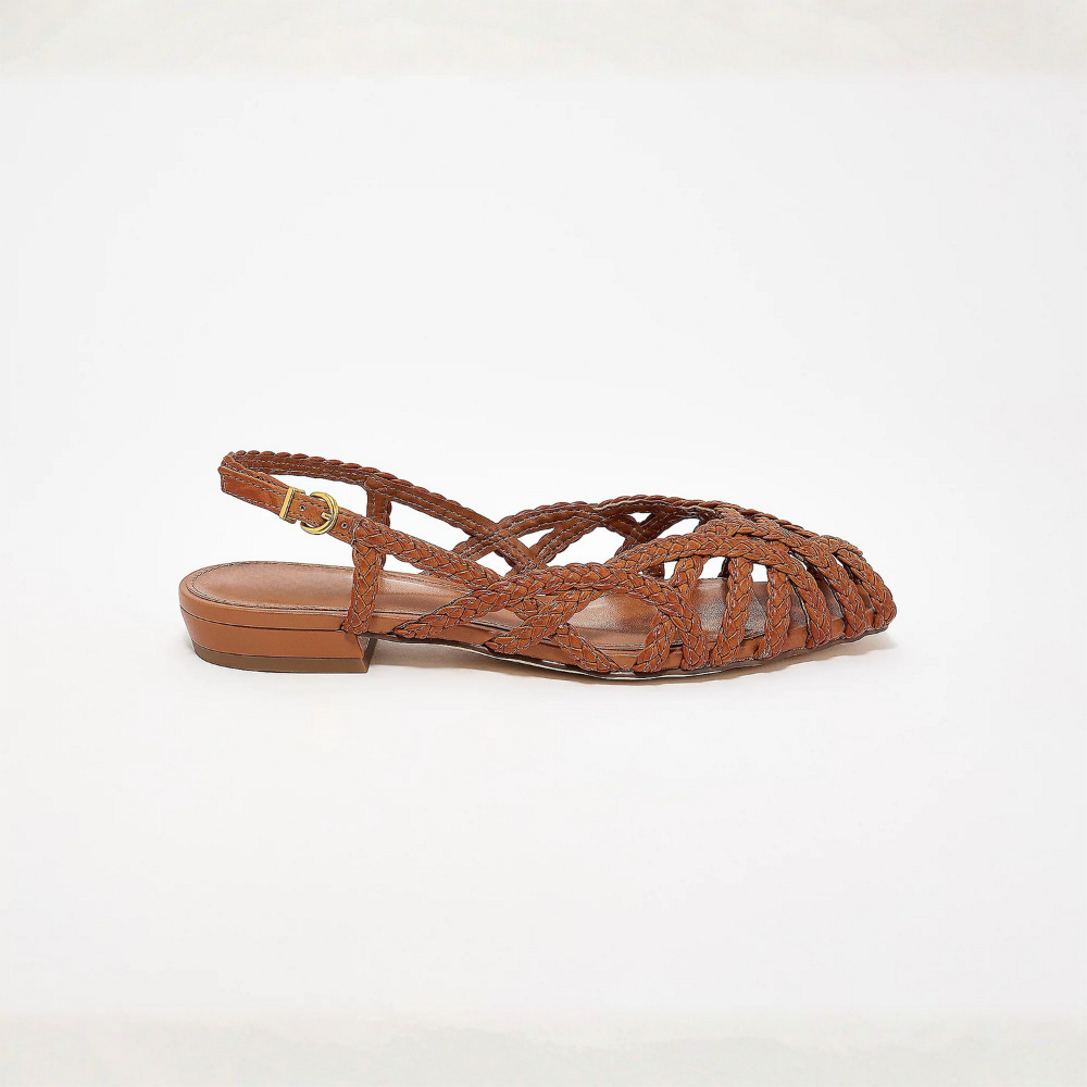 Platte Slingback Schoen | Navando
