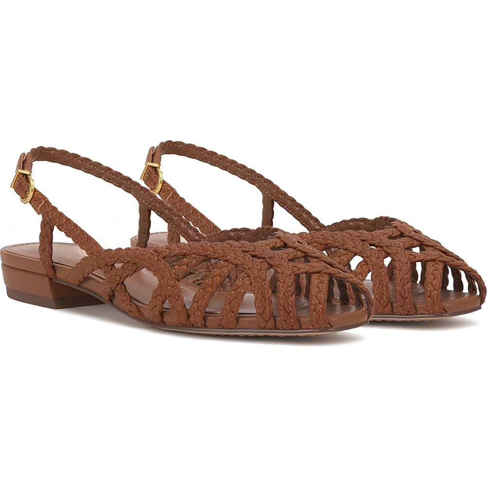 Platte Slingback Schoen | Navando