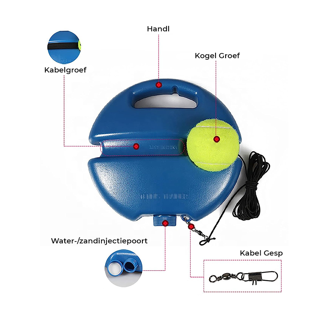 PowerStrike | Elastische band tennis trainer 4