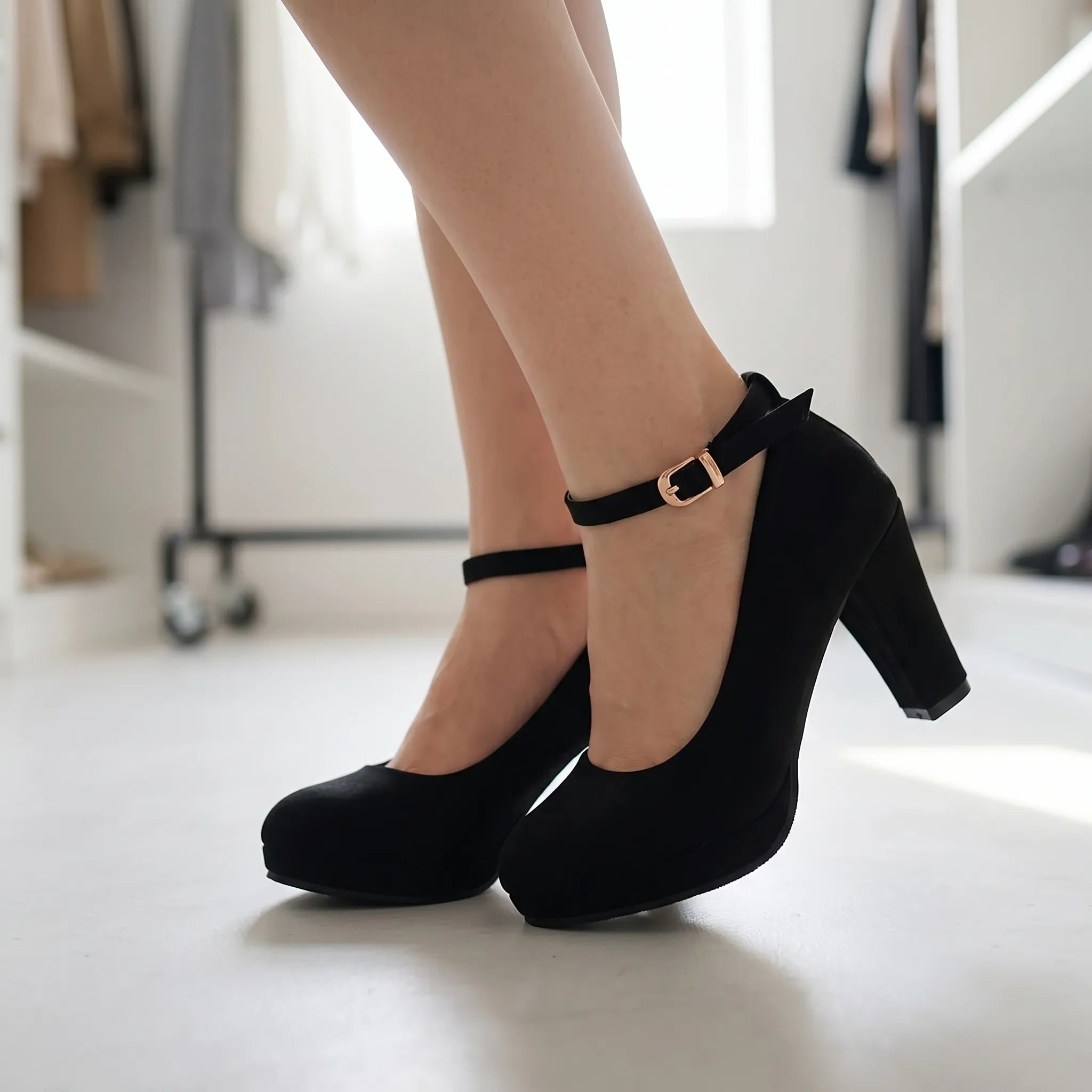 Pumps Met Stevige Blokhak | Navando 