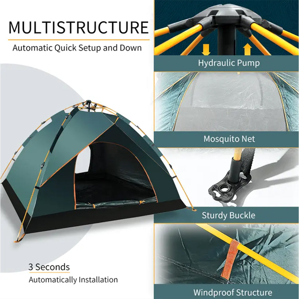 Quick-Up | Weerbestendige tent voor 3-8 personen 6