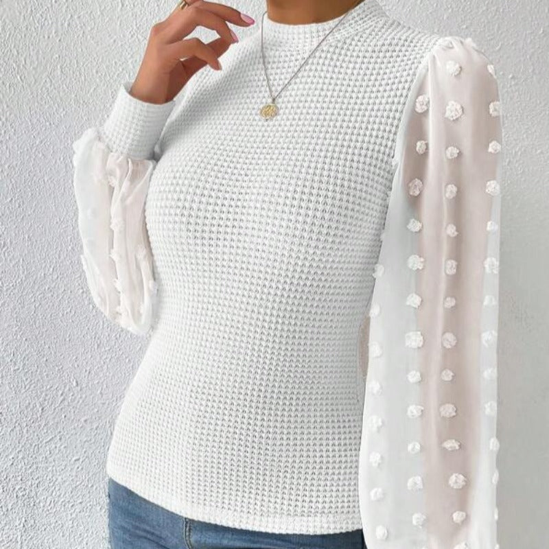 Rachel | Zachte trui met ronde halslijn 5