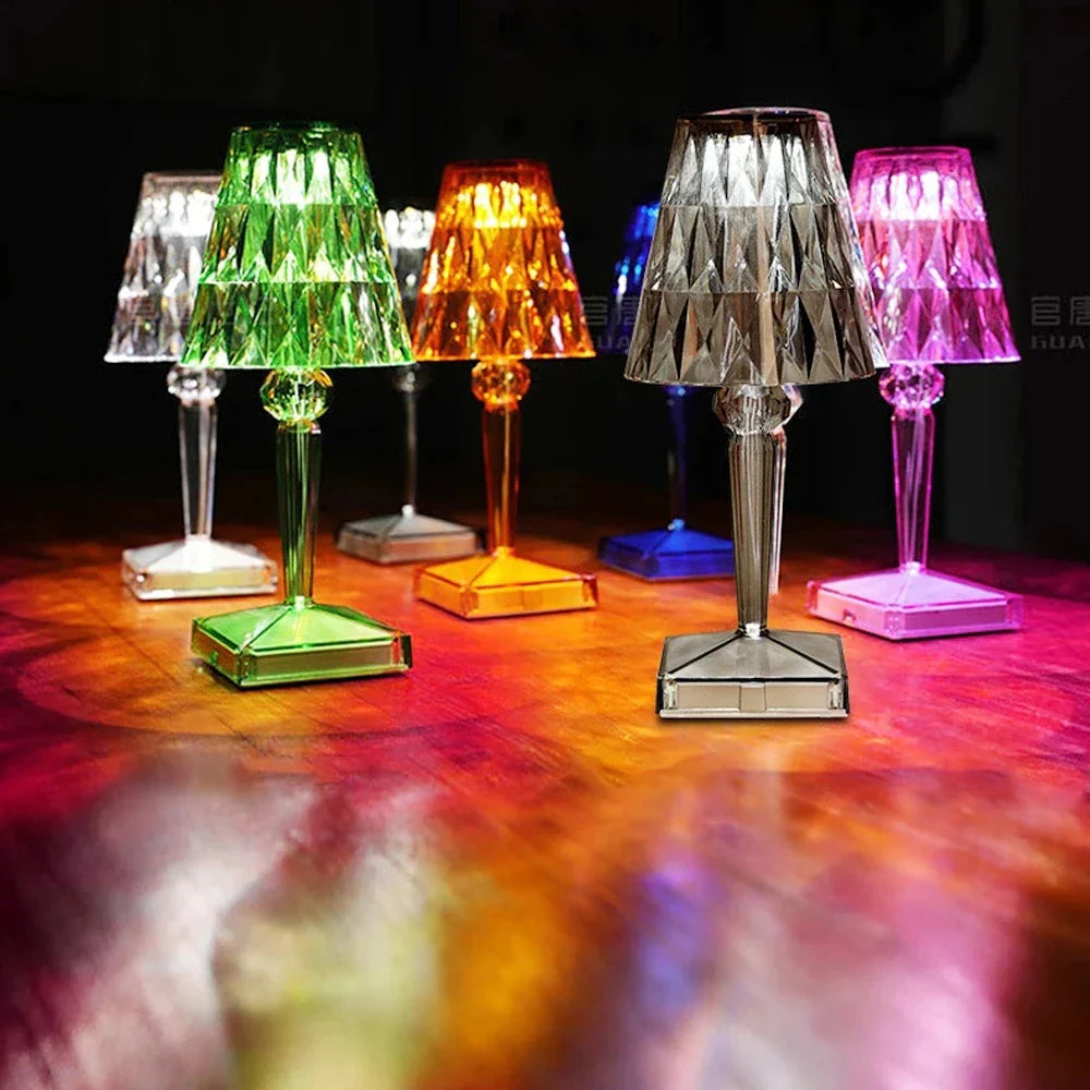 RadiantGem | LED tafellamp met kristallen 2