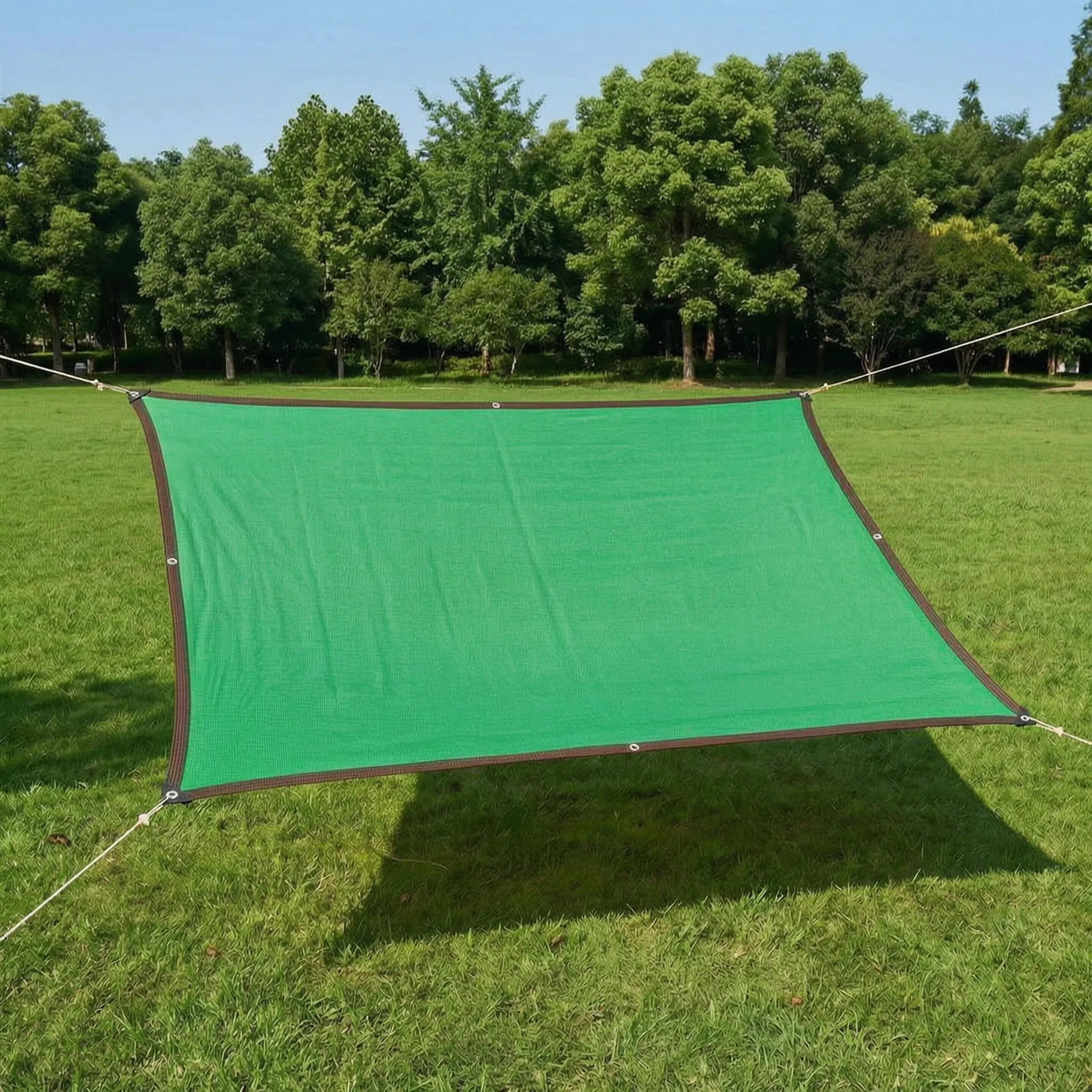 Rechthoekig Geweven Schaduwdoek Voor De Tuin | Navando 