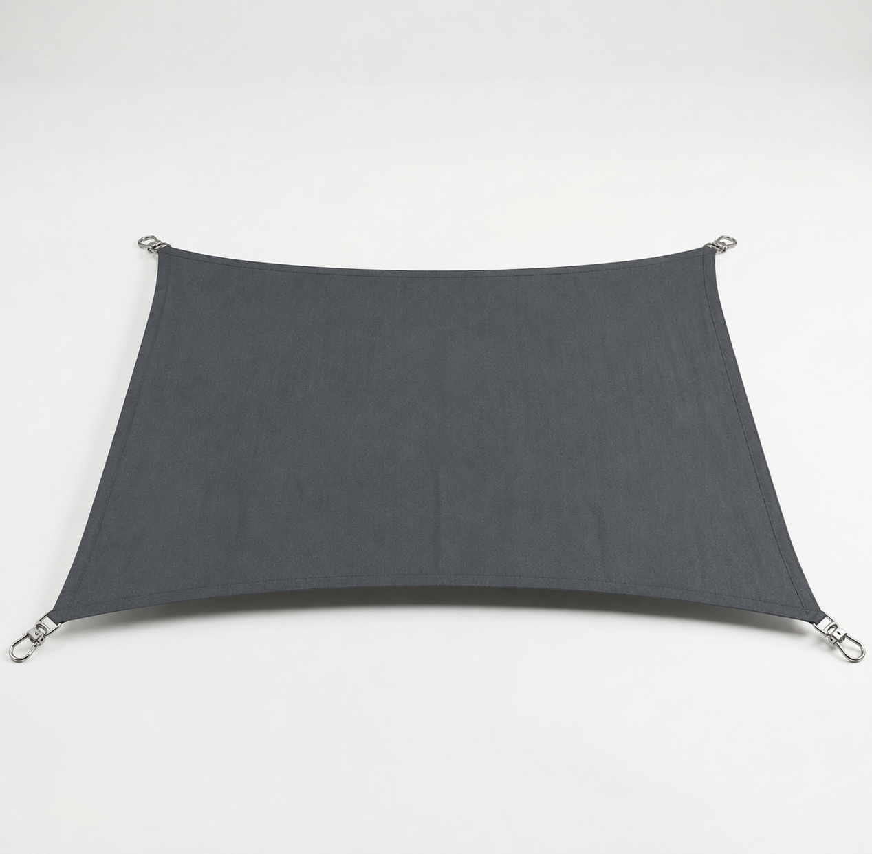 Rechthoekig Schaduwdoek Voor De Tuin Donkergrijs | Navando 