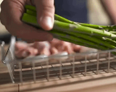Rechthoekige Barbecuekorf Met Handvat | Navando