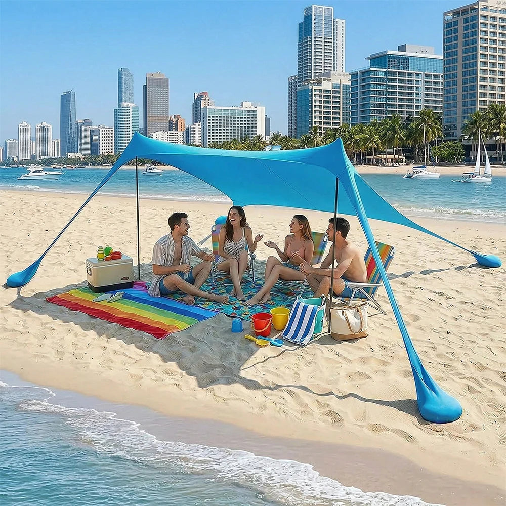 Rekbare Open Strandtent | Navando 