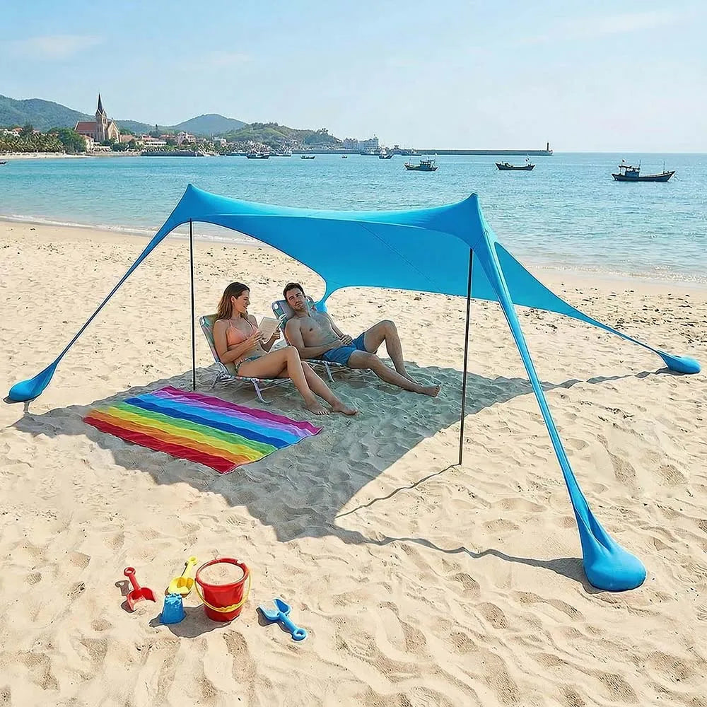 Rekbare Open Strandtent | Navando 